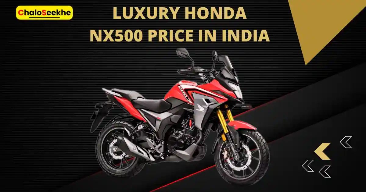 Honda NX500 Price In India: Know Mileage, Specification, And Special Features