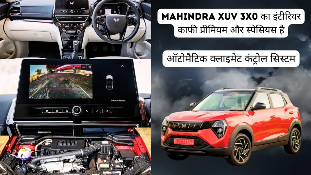 Mahindra XUV 3XO Interior and Comfort